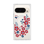 Premium Square Case with Pixelsnap［ Nordic Flower Bird ］