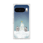 Premium Square Case with Pixelsnap［ Quiet Penguin Night ］