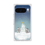 Premium Square Case with Pixelsnap［ Quiet Penguin Night ］