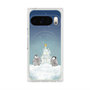 Premium Square Case with Pixelsnap［ Quiet Penguin Night ］