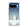 Premium Square Case with Pixelsnap［ Quiet Penguin Night ］