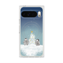 Premium Square Case with Pixelsnap［ Quiet Penguin Night ］