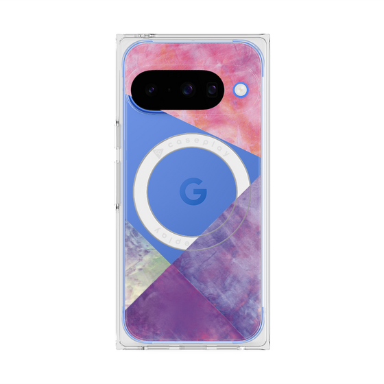 Premium Square Case with Pixelsnap［ Sunrise Pastel Palette - Purple ］