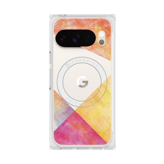 Premium Square Case with Pixelsnap［ Sunrise Pastel Palette - Mix ］