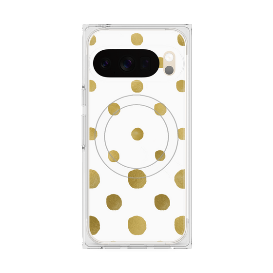 Premium Square Case with Pixelsnap［ Rolling Polka Dots ］