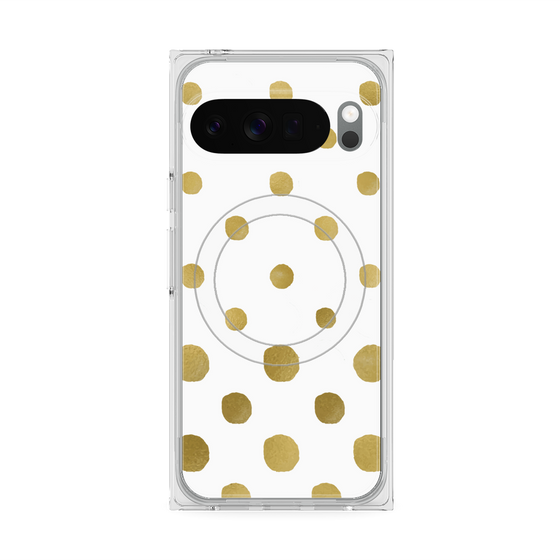 Premium Square Case with Pixelsnap［ Rolling Polka Dots ］