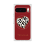 Premium Square Case with Pixelsnap［ Dalmatian Heart ］