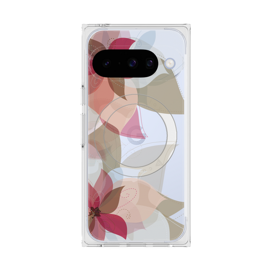 Premium Square Case with Pixelsnap［ Chiffon Flower ］