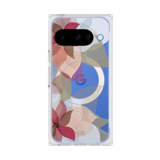 Premium Square Case with Pixelsnap［ Chiffon Flower ］