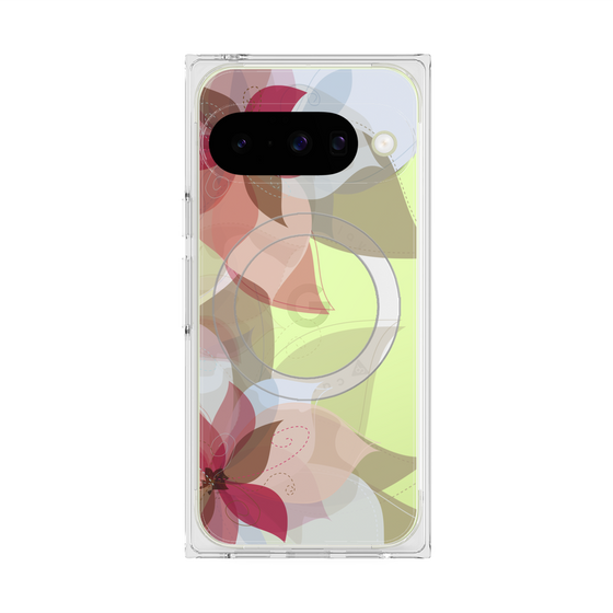 Premium Square Case with Pixelsnap［ Chiffon Flower ］