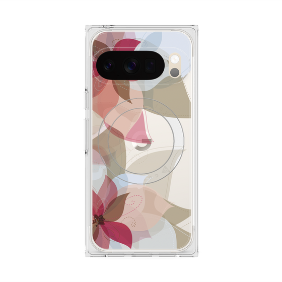 Premium Square Case with Pixelsnap［ Chiffon Flower ］