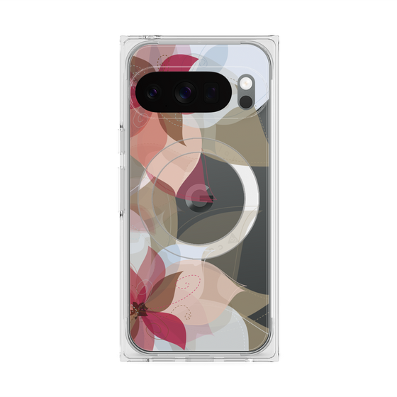 Premium Square Case with Pixelsnap［ Chiffon Flower ］