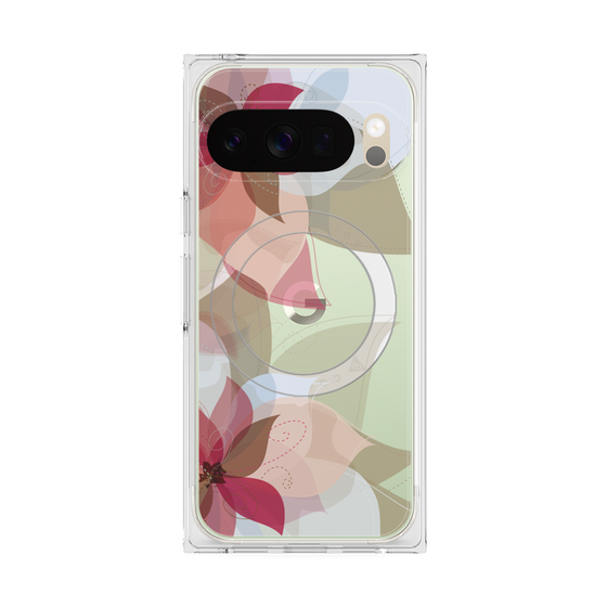 Premium Square Case with Pixelsnap［ Chiffon Flower ］