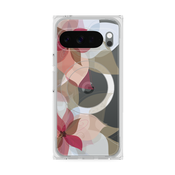 Premium Square Case with Pixelsnap［ Chiffon Flower ］