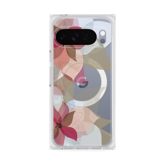 Premium Square Case with Pixelsnap［ Chiffon Flower ］