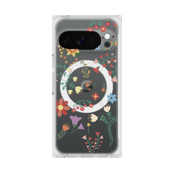 Premium Square Case with Pixelsnap［ Cute Floral Pattern ］