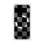 Premium Square Case with Pixelsnap［ Ichimatsu Pattern - Black ］