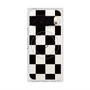 Premium Square Case with Pixelsnap［ Ichimatsu Pattern - Black ］