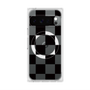 Premium Square Case with Pixelsnap［ Ichimatsu Pattern - Black ］