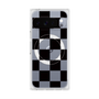 Premium Square Case with Pixelsnap［ Ichimatsu Pattern - Black ］