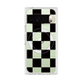 Premium Square Case with Pixelsnap［ Ichimatsu Pattern - Black ］