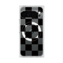Premium Square Case with Pixelsnap［ Ichimatsu Pattern - Black ］