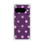 Premium Square Case with Pixelsnap［ Watercolor Dots Retro Color - Purple ］