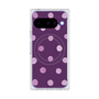 Premium Square Case with Pixelsnap［ Watercolor Dots Retro Color - Purple ］