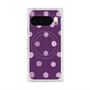 Premium Square Case with Pixelsnap［ Watercolor Dots Retro Color - Purple ］