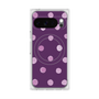 Premium Square Case with Pixelsnap［ Watercolor Dots Retro Color - Purple ］