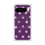 Premium Square Case with Pixelsnap［ Watercolor Dots Retro Color - Purple ］
