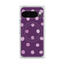 Premium Square Case with Pixelsnap［ Watercolor Dots Retro Color - Purple ］