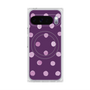 Premium Square Case with Pixelsnap［ Watercolor Dots Retro Color - Purple ］