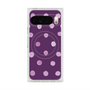 Premium Square Case with Pixelsnap［ Watercolor Dots Retro Color - Purple ］