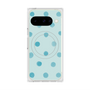 Premium Square Case with Pixelsnap［ Watercolor Dots Retro Color - Light Blue ］