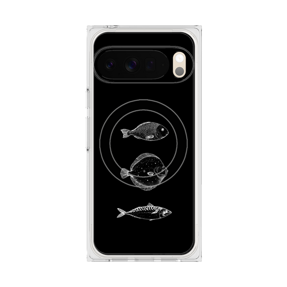 Premium Square Case with Pixelsnap［ Coexist No.1 - Black ］