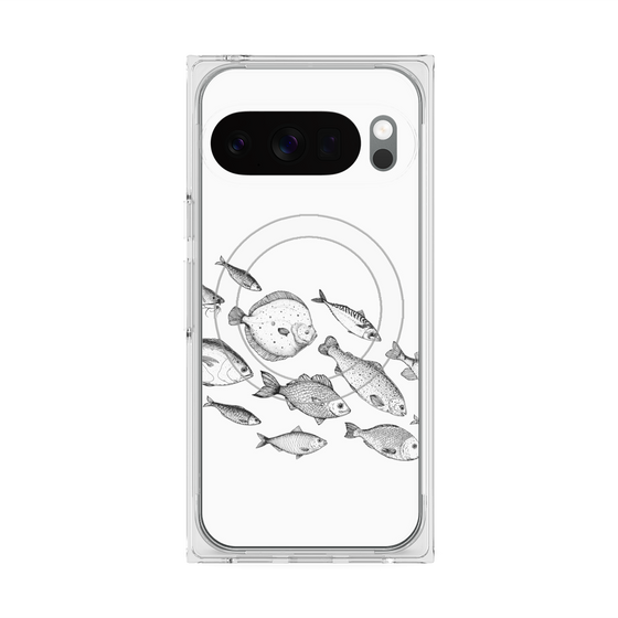 Premium Square Case with Pixelsnap［ Coexist No.2 - White ］