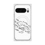 Premium Square Case with Pixelsnap［ Coexist No.2 - White ］
