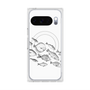 Premium Square Case with Pixelsnap［ Coexist No.2 - White ］