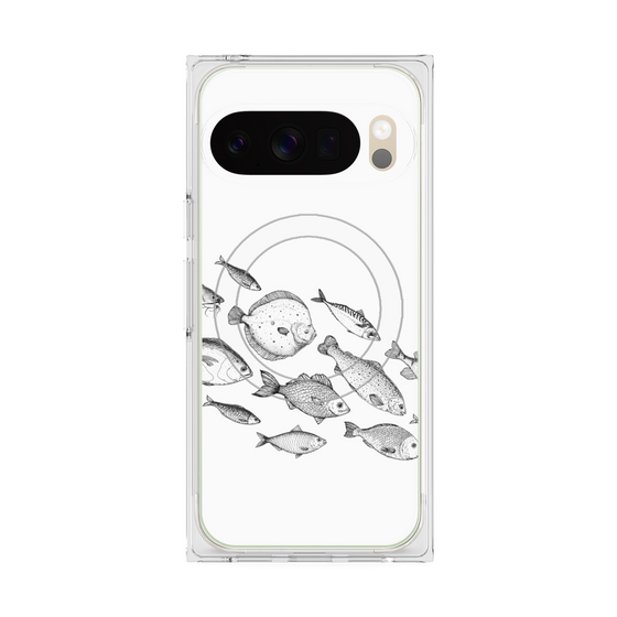 Premium Square Case with Pixelsnap［ Coexist No.2 - White ］