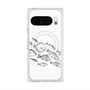 Premium Square Case with Pixelsnap［ Coexist No.2 - White ］