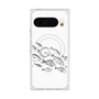 Premium Square Case with Pixelsnap［ Coexist No.2 - White ］