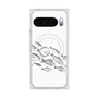 Premium Square Case with Pixelsnap［ Coexist No.2 - White ］