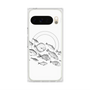 Premium Square Case with Pixelsnap［ Coexist No.2 - White ］