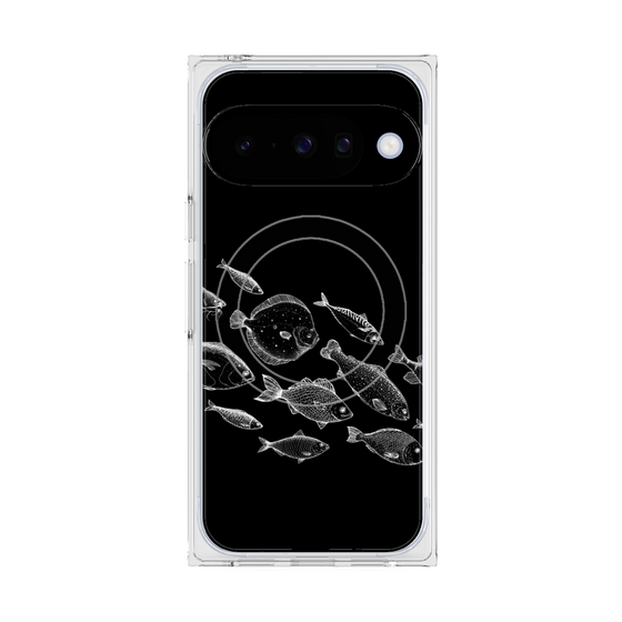 Premium Square Case with Pixelsnap［ Coexist No.2 - Black ］