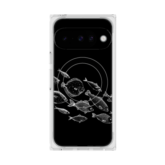 Premium Square Case with Pixelsnap［ Coexist No.2 - Black ］