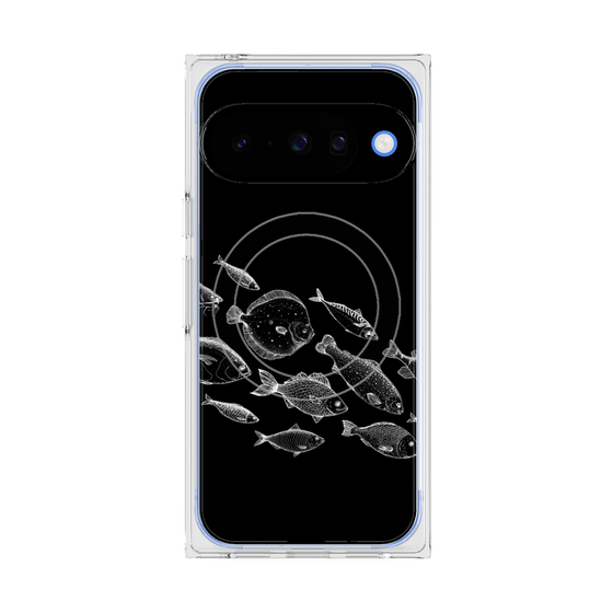 Premium Square Case with Pixelsnap［ Coexist No.2 - Black ］