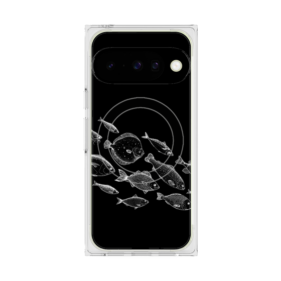 Premium Square Case with Pixelsnap［ Coexist No.2 - Black ］