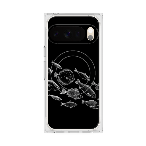 Premium Square Case with Pixelsnap［ Coexist No.2 - Black ］