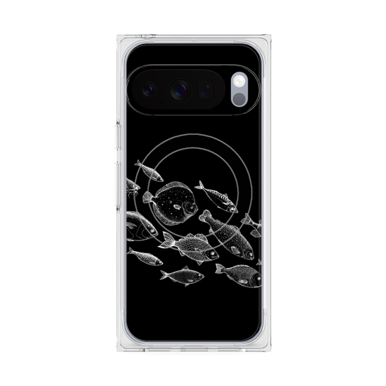 Premium Square Case with Pixelsnap［ Coexist No.2 - Black ］